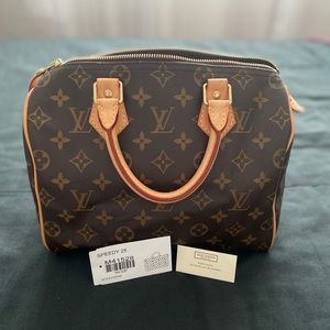 Authentic Louis Vuitton Speedy 25
